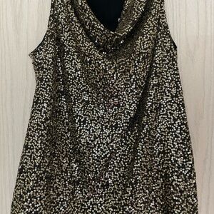 Calvin Klein Sleeveless Top Golden Color Size M New with Tag